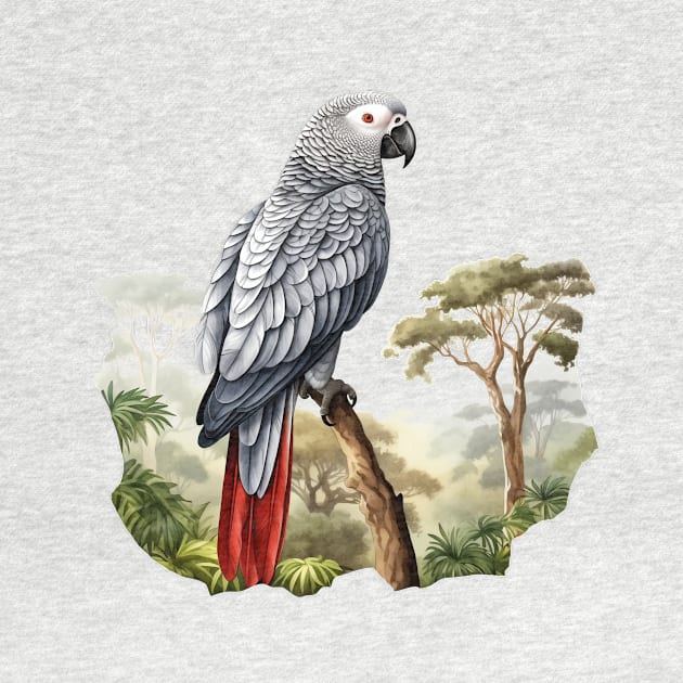 African Grey Parrot by zooleisurelife